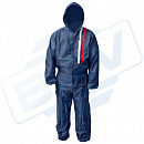 комбинезон малярный  M нейлоновый синий с красно-белыми полосами РУССКИЙ МАСТЕР