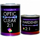 лак 2+1 акриловый OPTIC CLEAR c отвердителем H7 (1л+0,5л)