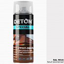 грунт-эмаль RAL 9016 белый транспортный для профнастила и металлочерепицы DETON (аэрозоль, 520мл) 