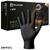 перчатки нитриловые черный L текстурированные GOGRIP MERCATOR (1шт)