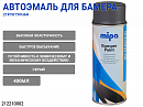 краска-аэрозоль структурная СЕРАЯ для бампера MIPA (400мл)